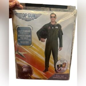 Top Gun Maverick Flight Suit Costume Adult Standard Up To A Size 44 Brand New